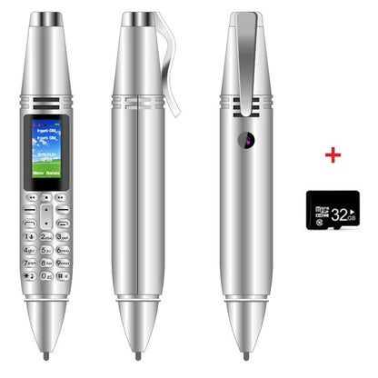 Pen Mini CellPhone 4.0 Comes with a built in Camera, Flashlight, Bluetooth, Dialer and a Recording Pen