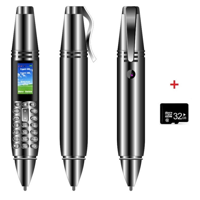 Pen Mini CellPhone 4.0 Comes with a built in Camera, Flashlight, Bluetooth, Dialer and a Recording Pen