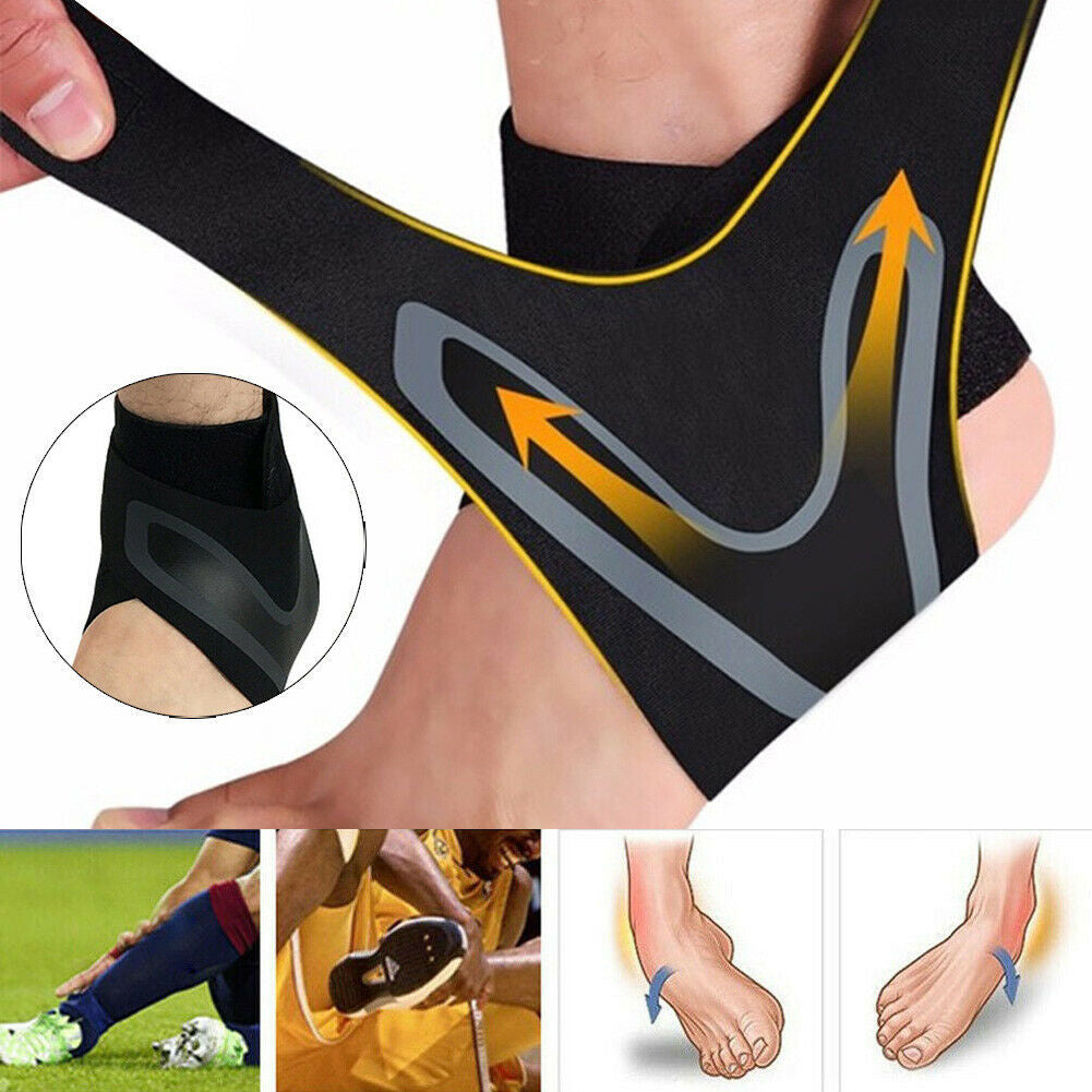 Ankle compression brace