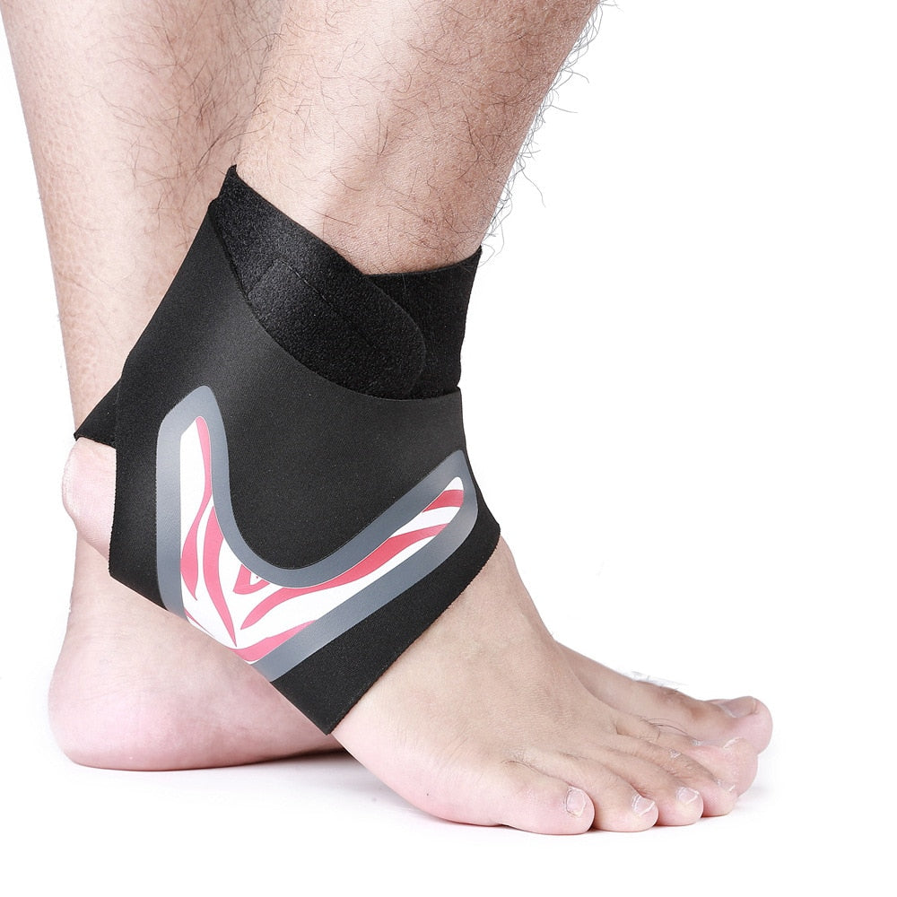 Ankle compression brace