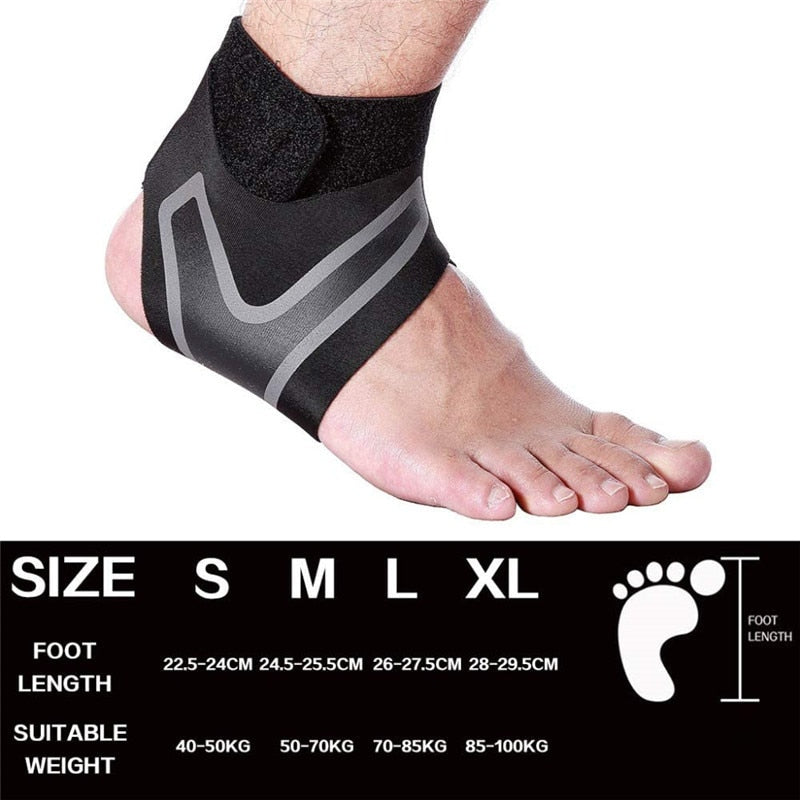 Ankle compression brace