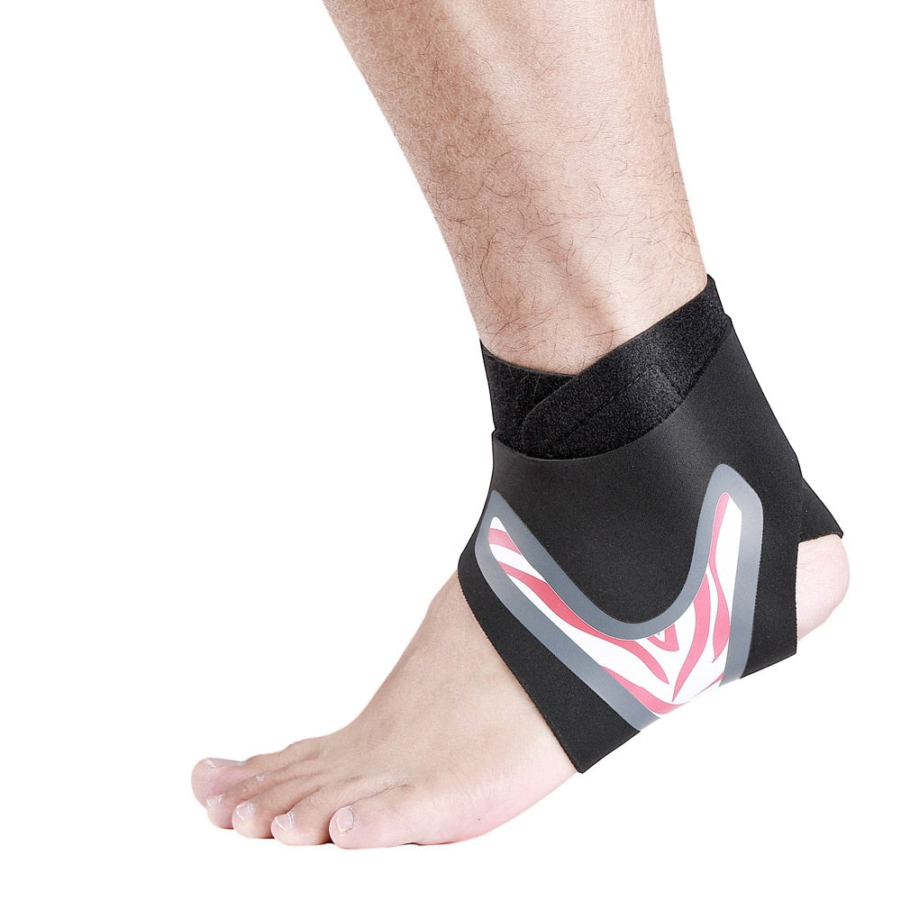 Ankle compression brace