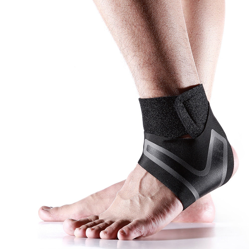 Ankle compression brace