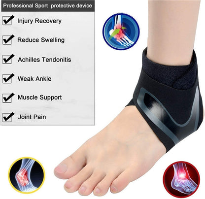 Ankle compression brace